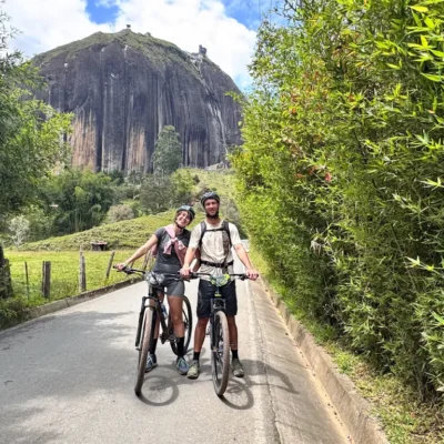 Mountain Bike Tour Biking Route Around the Ring is 14 kilometres Guatape